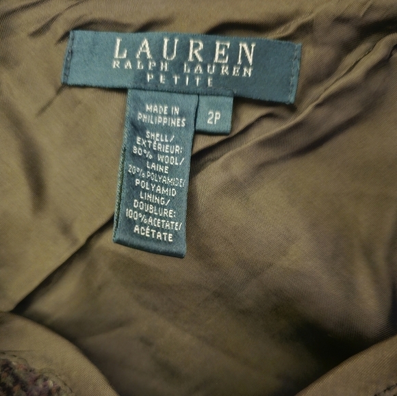 Vintage Lauren Ralph Lauren green label wool midi skirt - Picture 5 of 6